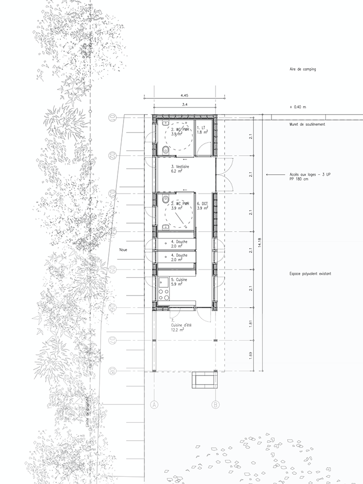 2022. « La Ferme de Trielle » - Construction d'une aire de camping et d'une halte - Thiézac (15) - phase APD - en cours - avec Germain Brunet.png